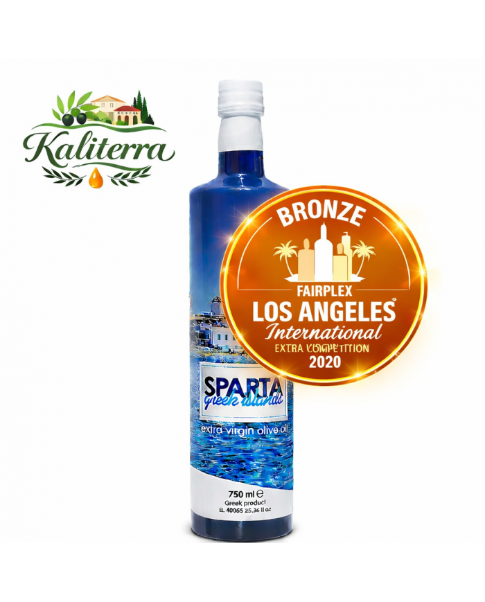 KALITERRA Sparta Greek Islands – Extra Virgin Olive Oil 750ml Glass Bottle